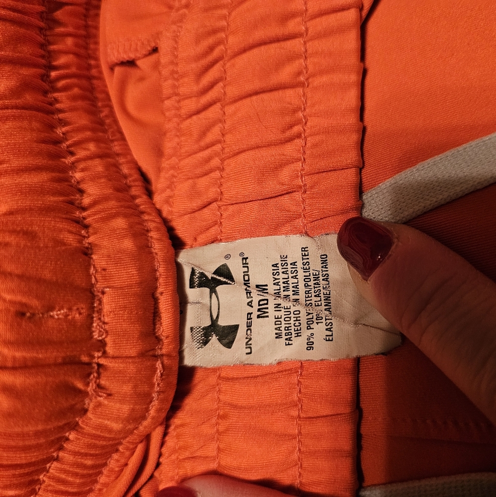 2pr Under Armour Women's Vibrant Orange Athletic Shorts